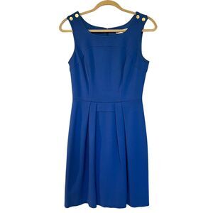 TRINA TURK Y2K Royal Blue “McKinley Dress” Sleeveless Sheath Dress - Size 4
